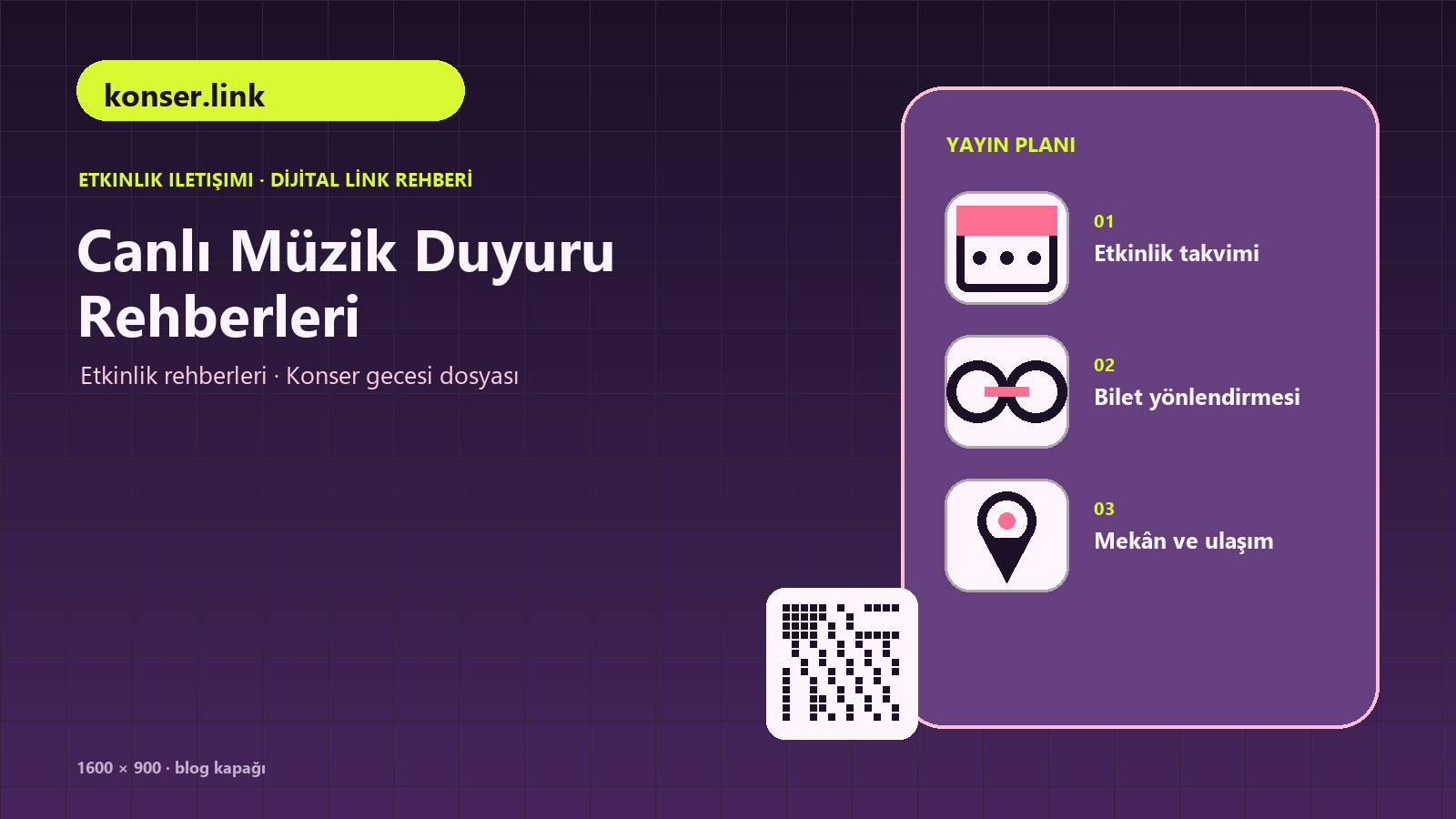 Konser sonrası kayıt, fotoğraf ve teşekkür paylaşımını anlatan etkinlik iletişimi rehberi kapağı